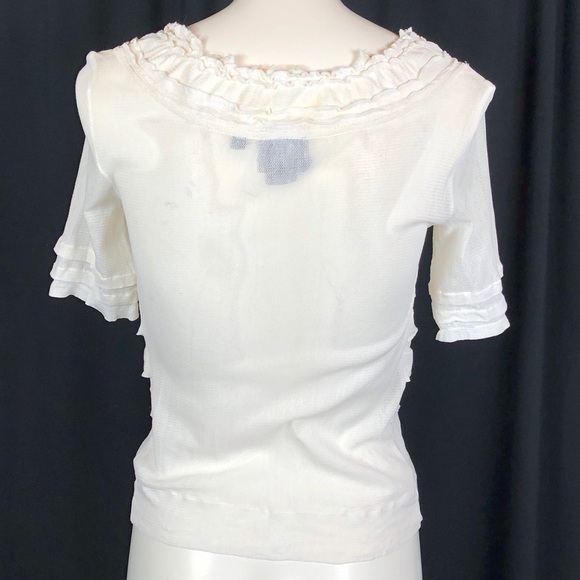 Vanessa Virginia Cream Lace Blouse G239 - Picture 3 of 7
